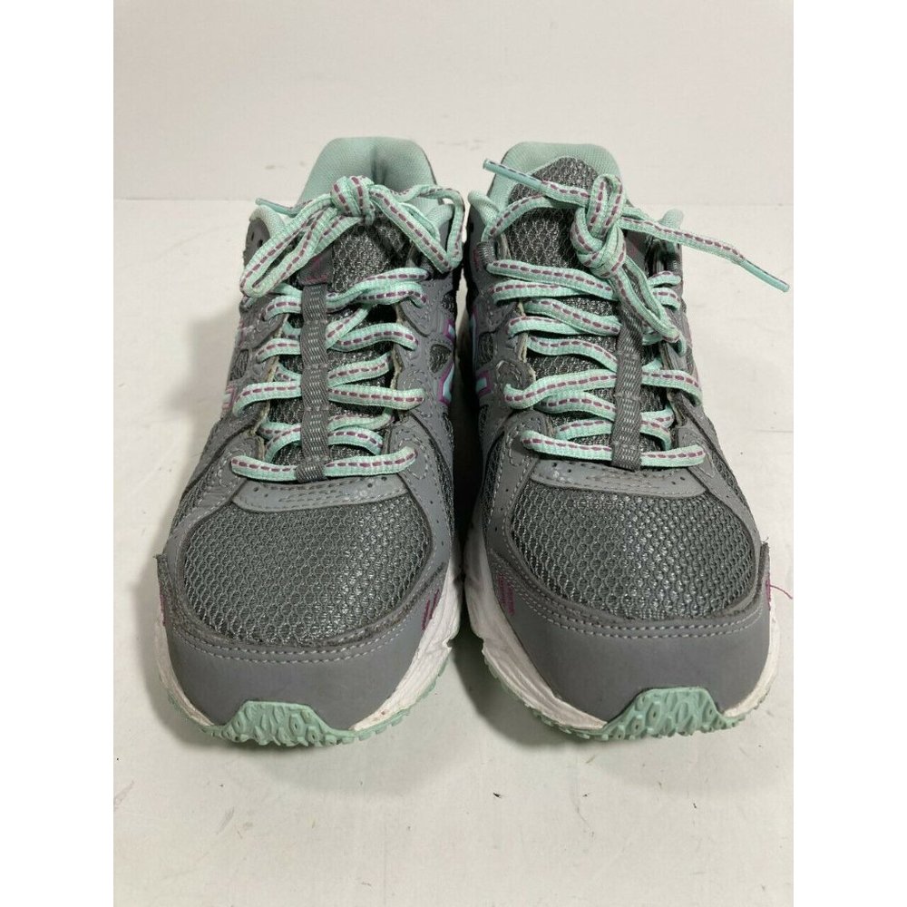New Balance 402 Women's Size 7.5 Gray/Teal/Purple Trail Running Shoes WE402GA1